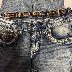 Rock revival men’s slim straight jeans size 30